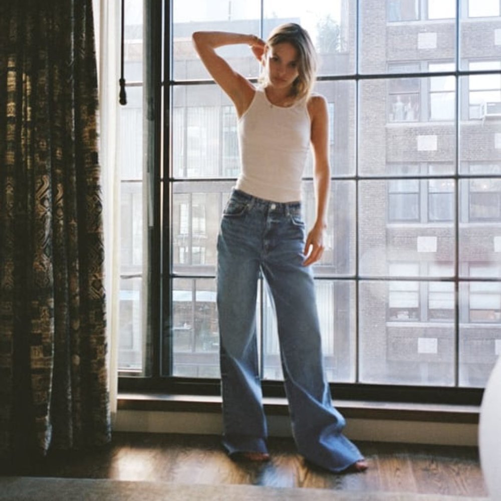 Zara Wide Leg Jeans